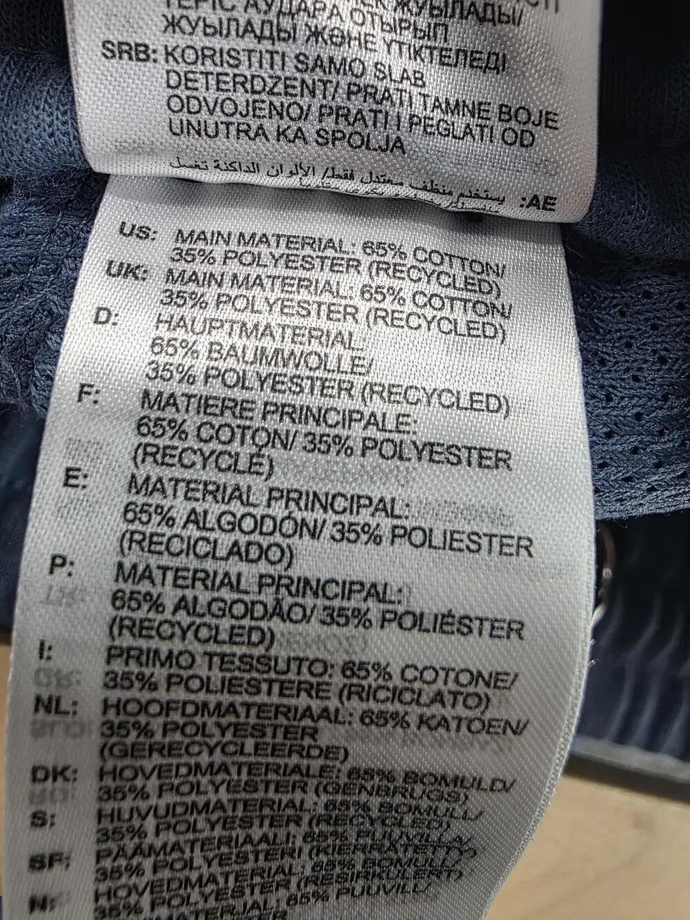 Adidas Pants Mens M Blue Jogger French Terry Elastic Waist Pockets Zip Pocket